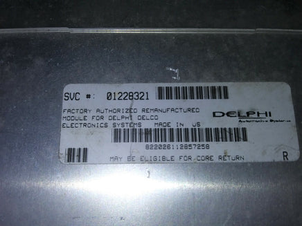 01228321 Chevy Cavalier or Pontiac Sunbird 1988-1989 ecm ecu computer