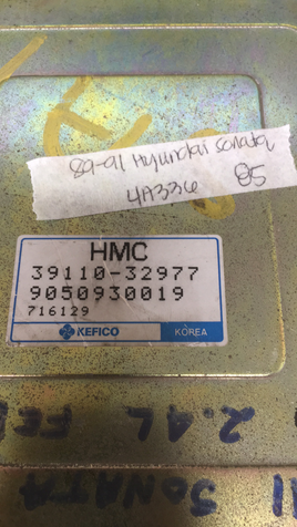 39110-32977 Hyundai Sonata ecm ecu computer 1989-1991