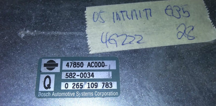 47850 AC000 abs anti-lock brake control module 2005 Infiniti G35