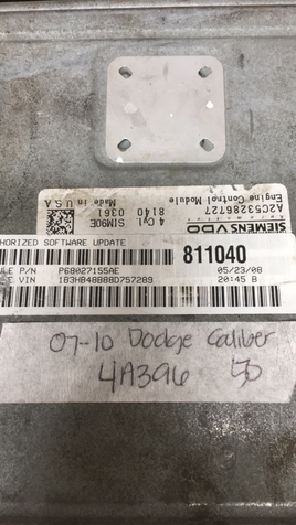 P68027155AE Dodge Caliber ecm ecu computer 2007-2010