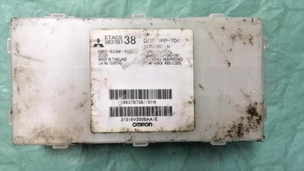 8637B738 Mitsubishi Mirage 2017 Anti-Theft module