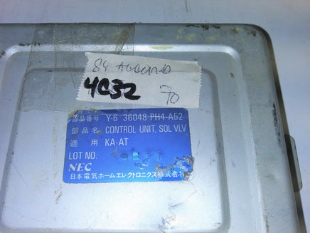 36048-PH4-A52 ecm ecu computer 1989 Honda Accord