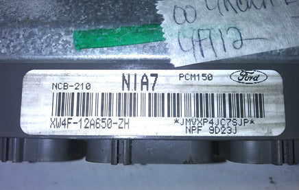 XW4F-12A650-ZH ecm ecu computer 2000 Lincoln LS