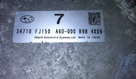 34710 FJ150 power steering module 2014-2016 Subaru Impreza