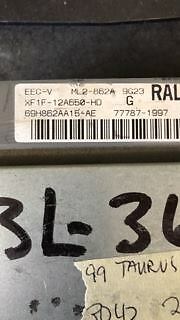 XF1F-12A650-HD ecm ecu computer 1999 Ford Taurus or Sable **TESTED GOOD**