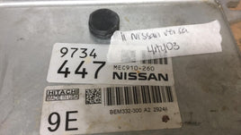 MEC910-260 Nissan Versa 2011 ecm ecu computer