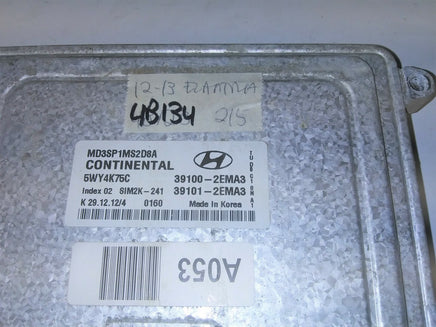 39100-2EMA3 Hyundai Elantra 2011-2013 ecm ecu computer