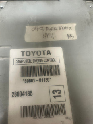 89661-01130 Toyota Matrix 2004-2005 ECM ECU computer