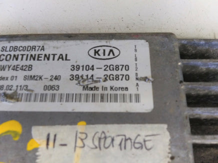 2011-2013 Kia Sportage ecm ecu computer 39104-2G870
