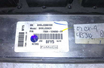 750A-12A650-FF Mazda CX9 CX-9 2007 ecu ecm computer **TESTED**
