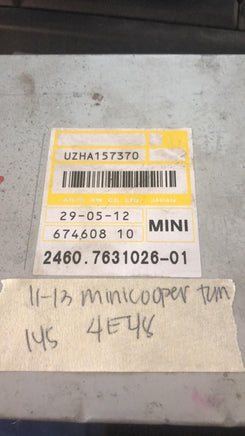 2011-2013 Mini Cooper ecm transmission control module computer 2460.7631026-01