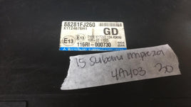 88281FJ260 Subaru Impreza 2015 Integrated control module