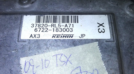 37820-RL5-A71 ecm ecu computer 2009-2010 Acura TSX