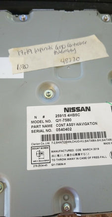 25915 4HB5C Infiniti Q50 2017-2019 navigation module