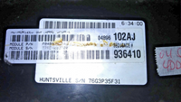 P04896102AJ ecu ecm 2004 Dodge Stratus