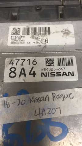 NEC025-667 Nissan Rogue 2018-2020  ecm ecu computer