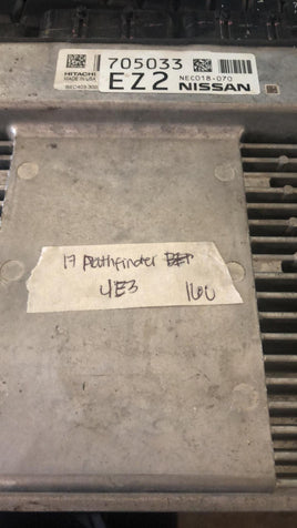 NEC018-070 Nissan Pathfinder 2017 ecu ecm computer