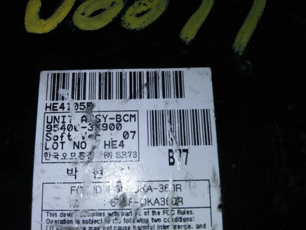 2013 Hyundai Elantra bcm body control module 95400-3X900