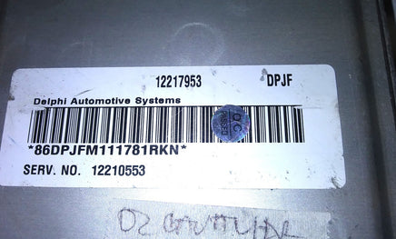 12217953 ecm ecu computer 2002 Chevrolet Cavalier