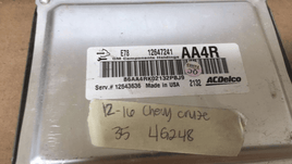 12647241 Chevy Cruze 2012-2016 ecu ecm computer **TESTED** - Swan Auto