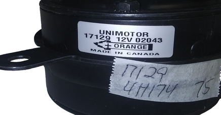 17129 Unimotor Blower Motor  **New**
