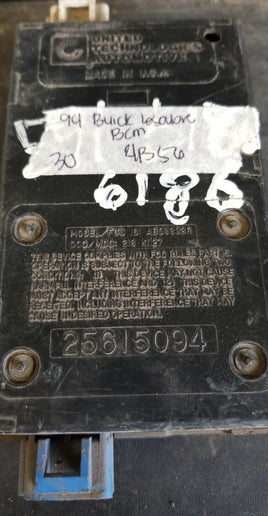 25615094 Buick LeSabre or Park Ave 1995 bcm body control module