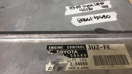 89661-50680 Lexus LS430 ECM ECU computer 2003-2004
