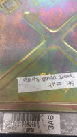 37820-PT3-A62 ecm ecu computer 1990-1993 Honda Accord