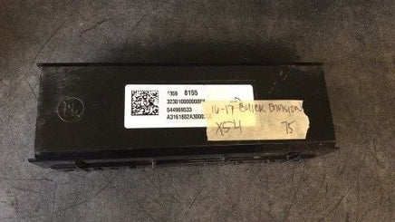 2016-2017 Buick Envision temperature control module computer 13598155