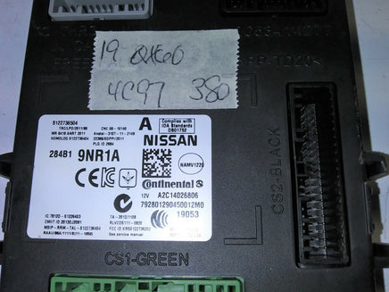 2019 Infiniti QX60 bcm body control module 284B1 9NR1A