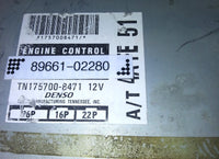 89661-02280 ecu ecm computer 1996-1997 Toyota Prizm