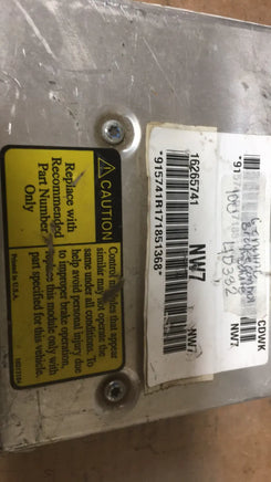 16265741 Chrysler T&C sliding Brake control module