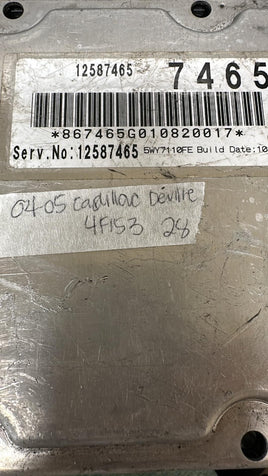 12587465 Cadillac Deville 2004-2005 ecm ecu computer