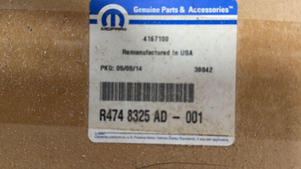 R4748325AD Dodge  or Chrysler ECM ECU computer  **REMAN**