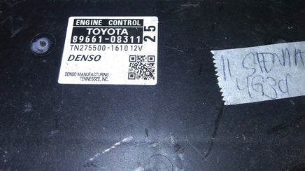 89661-08311 ecu ecm computer 2011 Toyota Sienna