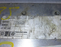 1226460 Pontiac Sunbird or Skyhawk 1984-1985 ecm ecu computer