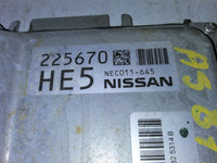 NEC011-645 ecm ecu computer 2015 Nissan Murano