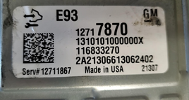 12717870  Chevrolet Silverado or GMC Sierra 2500 ecm ecu computer 2021