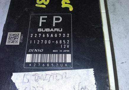 22765AG722 ecm ecu computer 2015 Subaru Forester