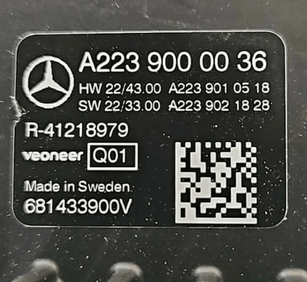 A223 900 00 36 Mercedes-Benz C300 2022-2025 front camera - Swan Auto