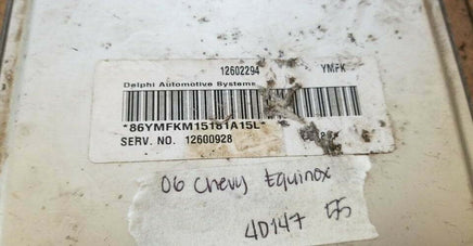 12602294 Chevy Equinox ecm ecu 2006 computer **TESTED**