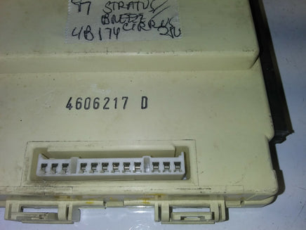 4606217 D Plymouth Breeze, Cirrus or Stratus 1997 bcm body control module
