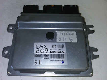 NEC980-089 ecu ecm computer 2014-2017 Nissan Versa