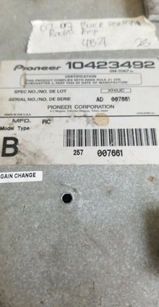 10423492 Buick Rendezvous 2002-2007 Radio Amplifier control module