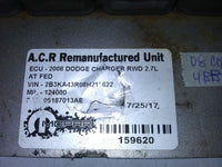 05187013AE ecm ecu computer 2008 Dodge Charger