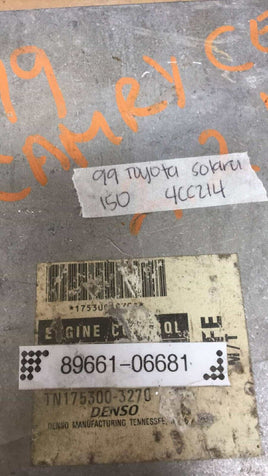 89661-06681 Toyota Solara 1999 ecu ecm computer - Swan Auto