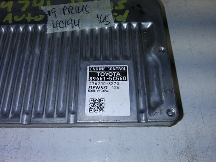 2019 Toyota Prius ecm ecu computer 89661-5C560