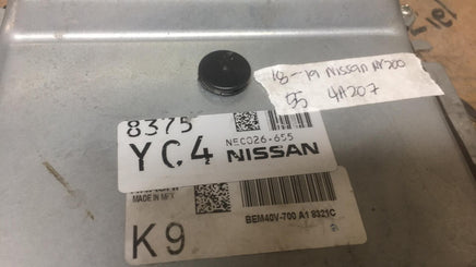 NEC026-655 Nissan NV200 ecm ecu computer 2018-2019