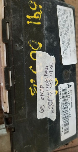 2000 Lincoln LS keyless entry control module YW4T-13C791-AA