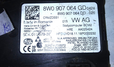 8W0 907 064 GD bcm body control module 2017-2019 Audi Q7
